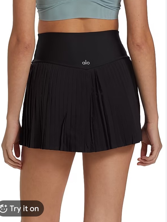 ALO Yoga Dresses & Skirts - ALO Yoga grand slam tennis Black Pleated Mini Skirt XS